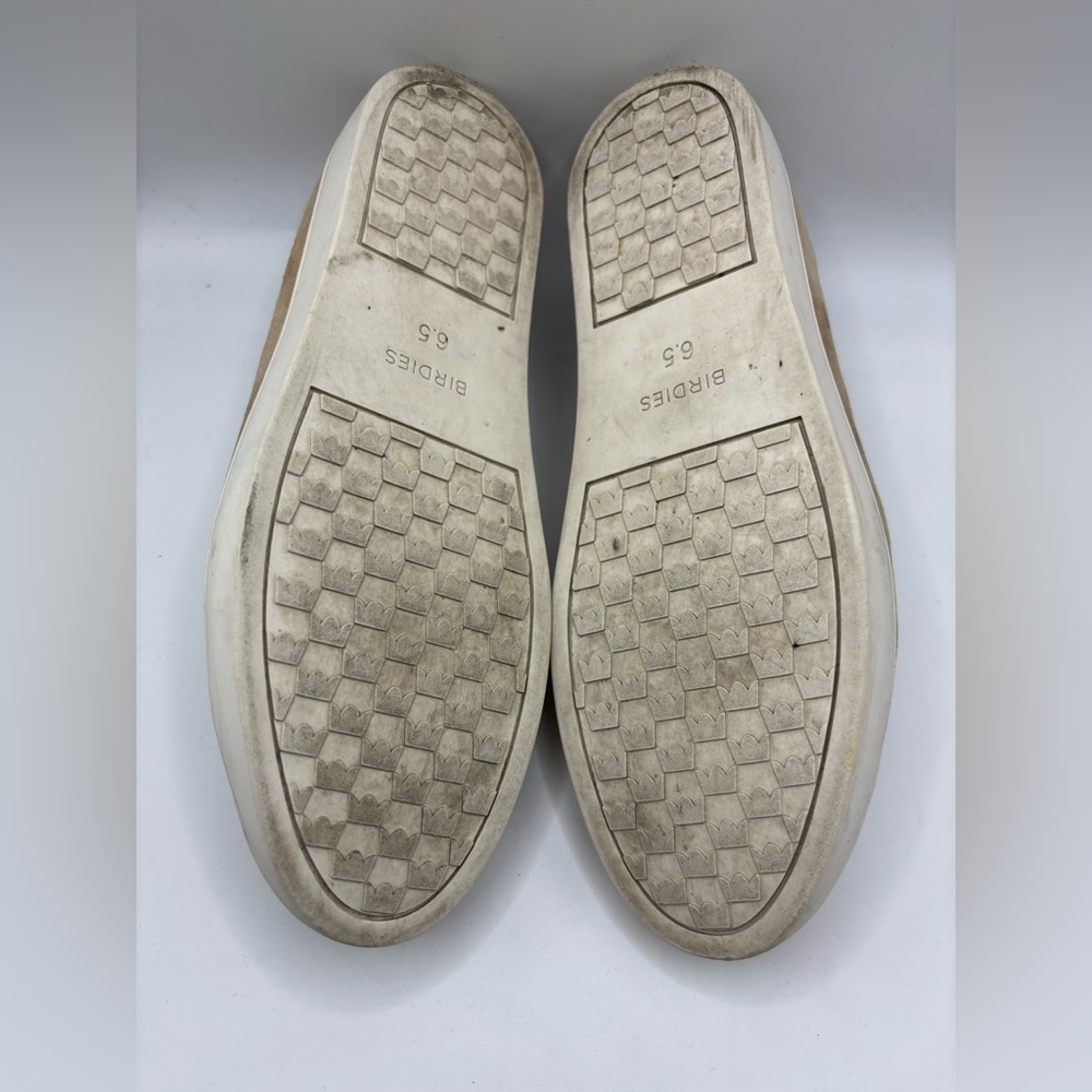 Birdies The Blackbird Tan Suede Slip-On Loafers Size 6.5 - Picture 3 of 6